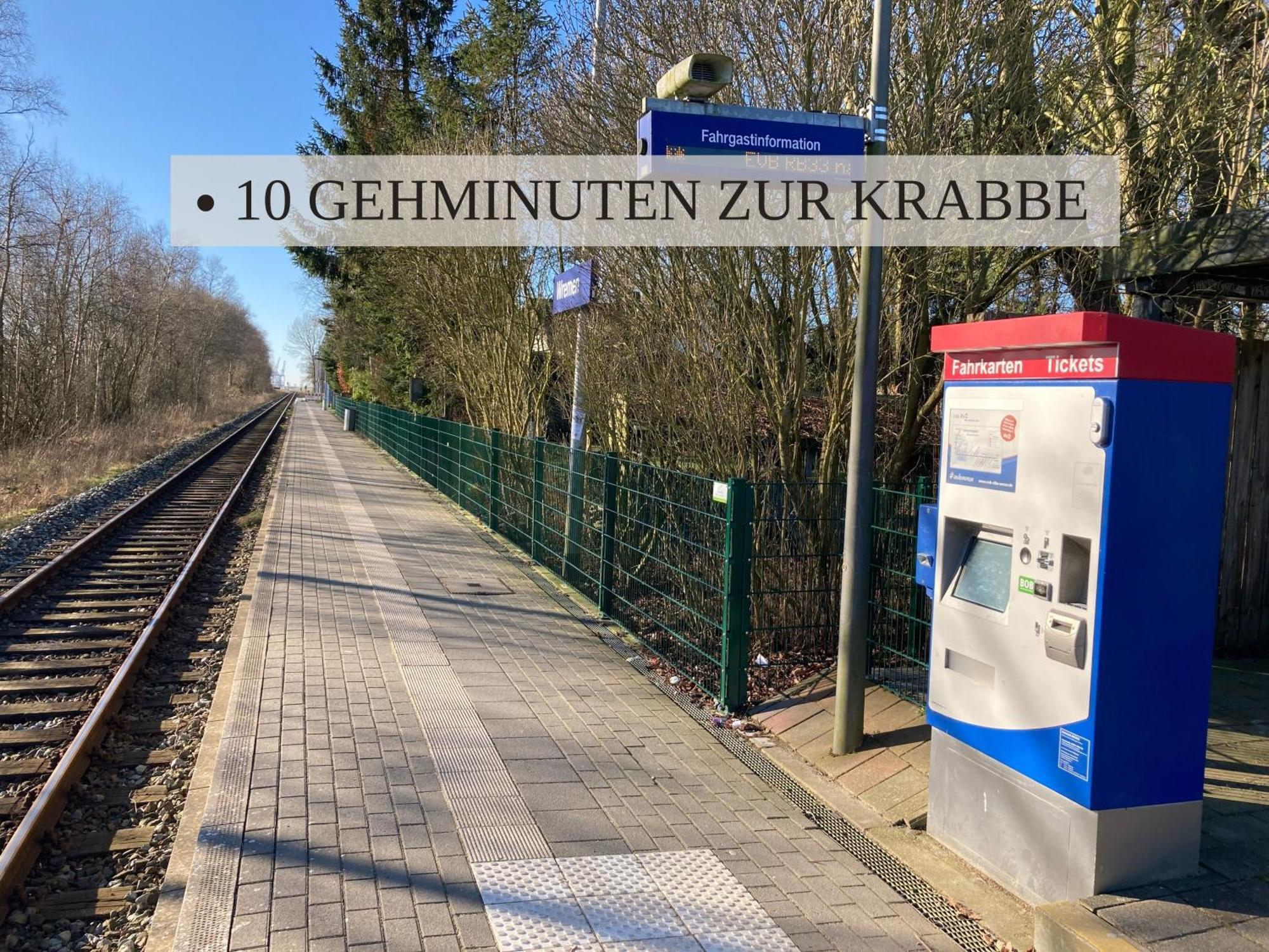 Haus Krabbe Ohne Kueche, Fuer 1-2 Personen, Doppelbett, Zentral Gelegen Zwischen Cuxhaven Und Bremerhaven, Hunde Kostenfrei Willkommen, Kostenfreier Parkplatz Wremen
