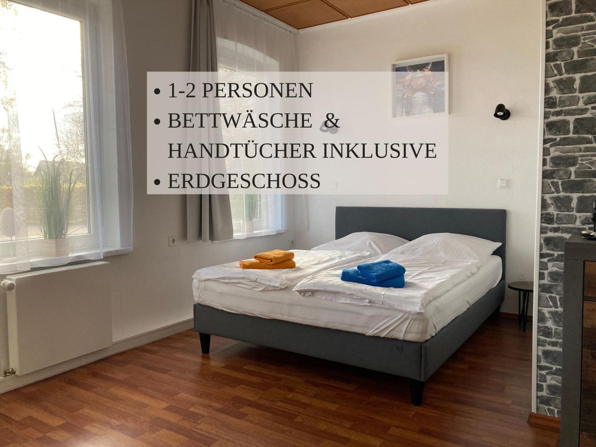 Haus Krabbe Ohne Kueche, Fuer 1-2 Personen, Doppelbett, Zentral Gelegen Zwischen Cuxhaven Und Bremerhaven, Hunde Kostenfrei Willkommen, Kostenfreier Parkplatz Apartment Wremen